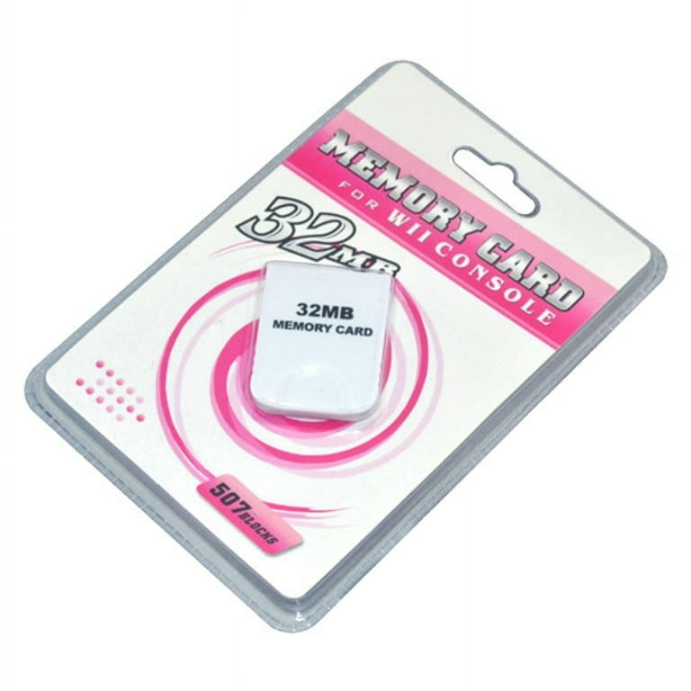 GC Memory Card, 32MB Capacity, 507 Block, Compatible with Nintendo