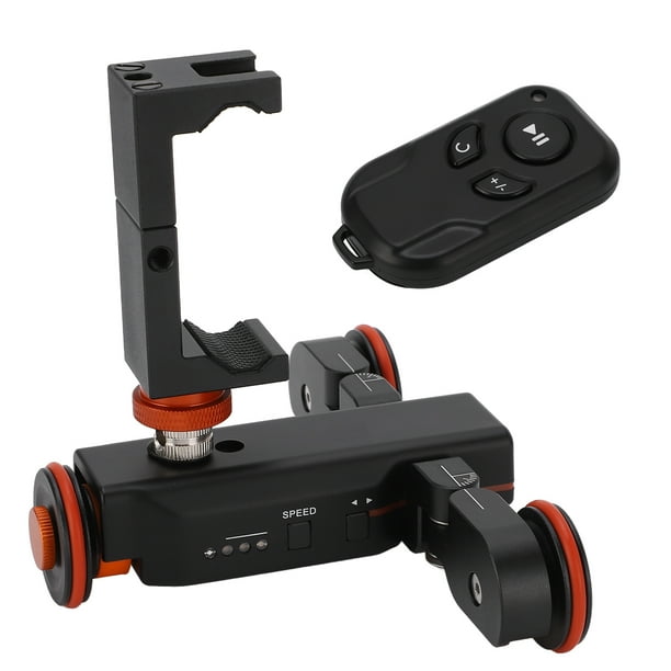 Camera Shooting Dolly, 6m Remote Control Motorized Portable 3 Speed