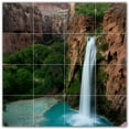 thumbnail image 1 of Picture-Tiles.com: Waterfalls Ceramic Tile Wall Mural WAL501108-44S. 17"W x 17"H using (16) 4.25" x 4.25" Ceramic Tiles-Satin Finish, 1 of 3