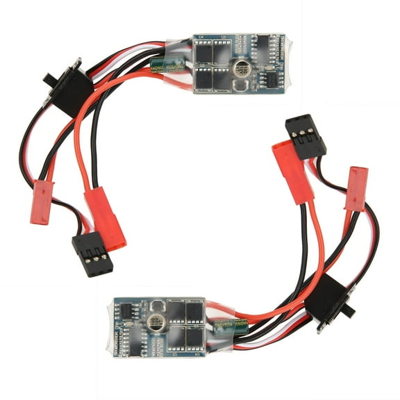 ESC Two Way RC Brushed Motor,30A 4-8V ESC Two Way RC Motor Speed Controller for 1/16 1/18 1/24 Car Boat[with Brake]