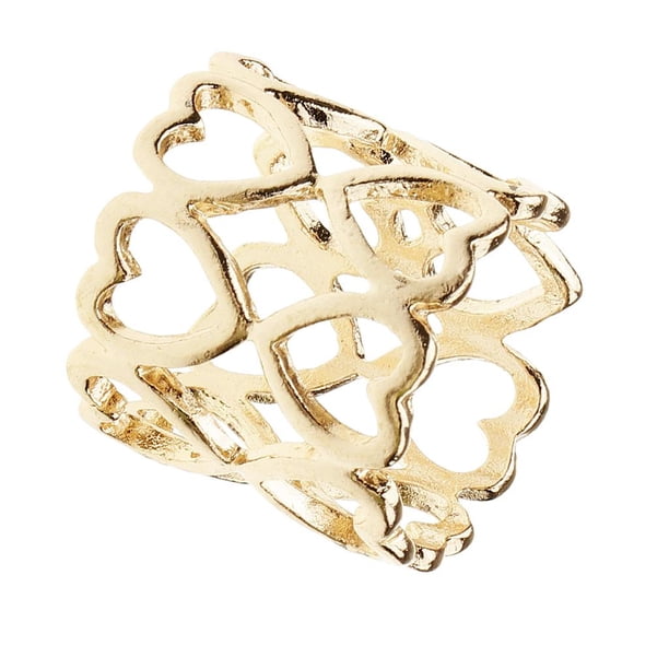 Anillos de Hebilla de Clip para Mujer Y para Bufandas, Soporte de Sujeción , Hueco dorado