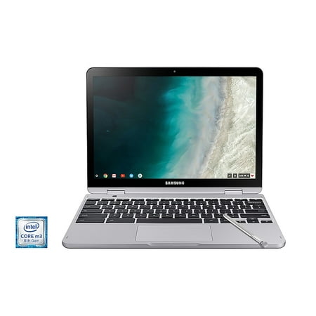 Samsung Chromebk Plus Xe512qab - Flip Design - Celron 3965y / 1.5 Ghz - Chrme Os - Hd Graphics 615 - 4 Gb Ram - 32 Gb Emmc - 12.2" 1920 X 1200 - Wi-fi 5 - Stealth Silver