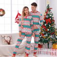 thumbnail image 2 of Conjunto cálido de Navidad para padres e hijos, pijama estampado para el hogar, conjunto de papá de dos piezas Fridja  nalpqowj25641, 2 of 7