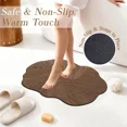 thumbnail image 2 of Bath Mat for Bathroom|Diatomaceous Earth Bath Mat|Quick Dry Water Absorbing Bath Mat |Non-Slip Bathroom Shower Rug|Easy to Clean (15.74x23.62in, Wood Grain), 2 of 6