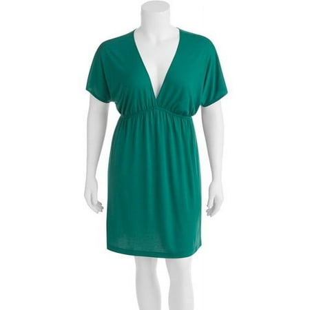 Juniors' Plus Knit Dolman Dress