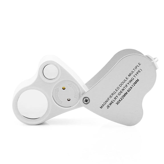 Jeweler's Loupe Dual Lenses Band Light Antique geology Magnifier Lens for Watchmaking & Horology