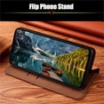 thumbnail image 3 of Case For Xiaomi 17 Ultra, Genuine Leather Cover With Card Insertion Anti-Fall Microfiber Lining Holder Shell, 3 of 5