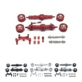 thumbnail image 2 of Vogacara RCGOFOLLOW-Kit de piezas de Metal de actualización, pieza de coche de control remoto, Kit de piezas de Metal de actualización de Kits de construcción modelo Rojo, 2 of 6