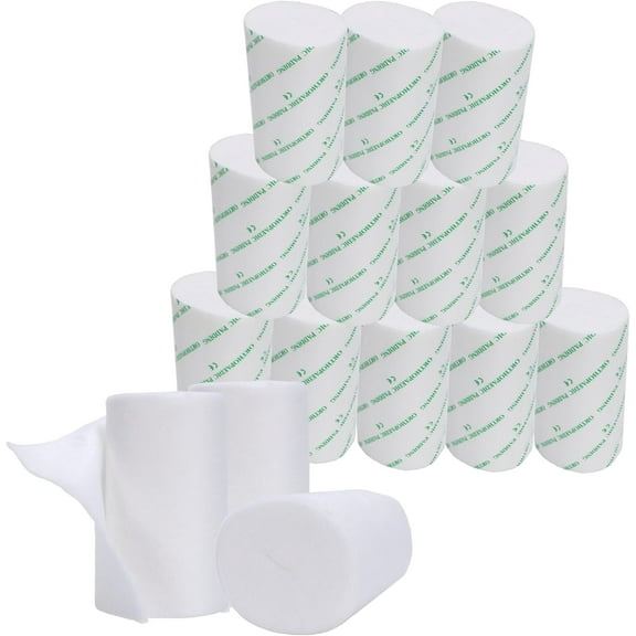 Orthopedic Cotton Cast Padding 4" x 4 yards, 12 Count