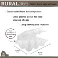 thumbnail image 4 of Rural365 Plastic Egg Carton for 6 Eggs 50ct Reusable Chicken Egg Holder, 4 of 7
