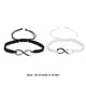 thumbnail image 4 of Sonducket tejida pulseras tejido trenzado ajustable exquisito Retro mujeres amistad parejas brazaletes joyería regalo Ropa, zapatos y accesorios Miscelánea Negro, 4 of 6