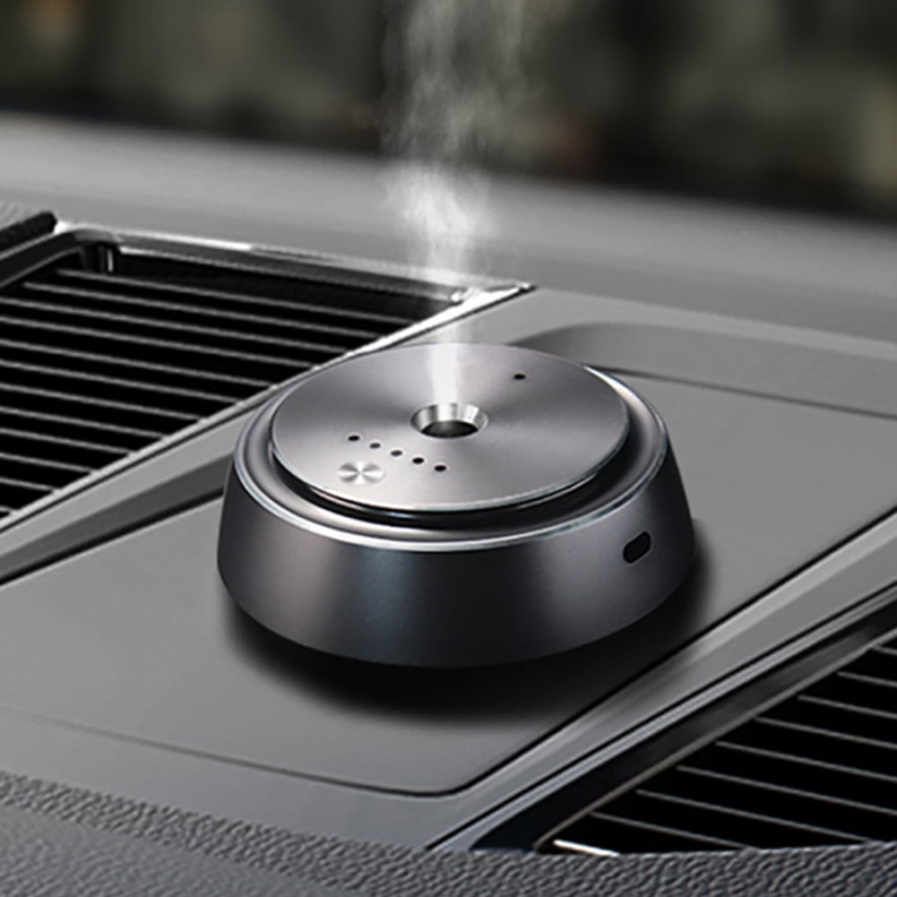 SUKIY Intelligent Car Air Fresheners Scents Adjustable Fragrance Diffusers Freshener Aromas Machine for Office Travel Home Vehicle (Black)