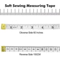 thumbnail image 3 of Body Sewing Flexible Ruler 5Pcs Medical Body Measurement 60 inches/150cm Soft Tape Measure Double Scale for Sewing Tailor Cloth Medical Measurement(White), 3 of 5