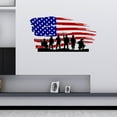 thumbnail image 7 of Guozer American Independence Day Stickers，Party Gathering Decoration Stickers Double Sided Static Window Stickers, 7 of 7
