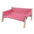thumbnail image 1 of Cat Couch Bed , Sofa Wooden Cat Couch Hammock Style Design Dual Purpose Scratching Post Stable Support for Home Decor, 1 of 7