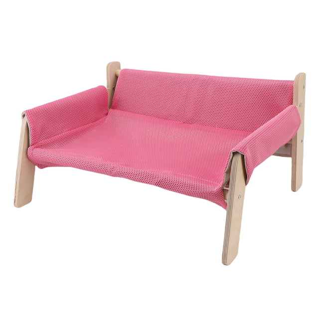 Cat Couch Bed , Sofa Wooden Cat Couch Hammock Style Design Dual Purpose Scratching Post Stable Support for Home Decor