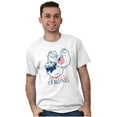 thumbnail image 4 of Popeye Patriotic American Flag Strong Men's Graphic T Shirt Tees Brisco Brands L, 4 of 4