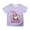 Purple, variant on Girls Tops Tees & Shirts Valentine's Day Children's Short Sleeve Top Printed T Shirt Casual Wear for Girls