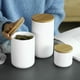 thumbnail image 5 of Advancent Tarro de almacenamiento, duradero, ligero y portátil, práctico y práctico tarros de condimentos de cerámica Organizadores de utensilios de cocina blanco medio, 5 of 6