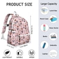 thumbnail image 6 of Pit Bull Terrier Backpack for School,Cute School Bag,Schoolbag with Adjustable Shoulder Straps & Padded Back,13.4"x11"x4.7", 6 of 6