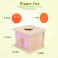 thumbnail image 3 of Monedero Montessori de Toy Adena con bola para bebés de 6 a 12 meses, 3 of 9