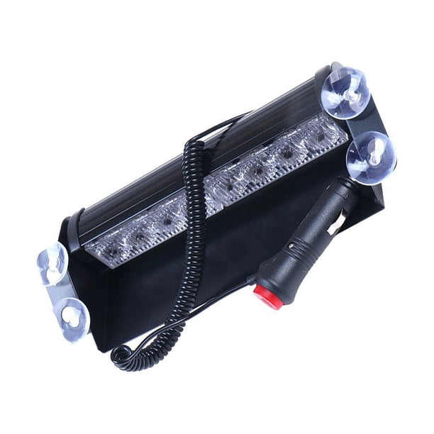 Speravity Luz estroboscópica Lámpara de advertencia Linterna de señal Accesorios para vehículos Base de ventosa de seguridad ABS Pieza Type2 NO2
