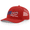 Red/Red, variant on Men's Patriotic USA Flag Filled 'Merica Beer Logo 250 Years Embroidered Mesh Back Trucker Hat-Red/Red