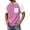 Hot Pink, variant on GrmtClth Mens Short Sleeve Raglan Waffle Knit Henley T-Shirt Casual Color Block Tops with Chest Pocket Lightweight Button Placket Tees Summer Daily Wear Baseball Style Henley Shirts Light Blue M