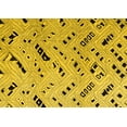 thumbnail image 1 of Ahgly Company Machine Washable Indoor Rectangle Solid Yellow Modern Area Rugs, 8' x 10', 1 of 4