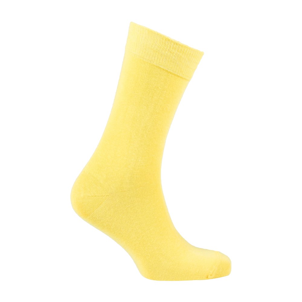 Socks n Socks Solid Yellow Socks