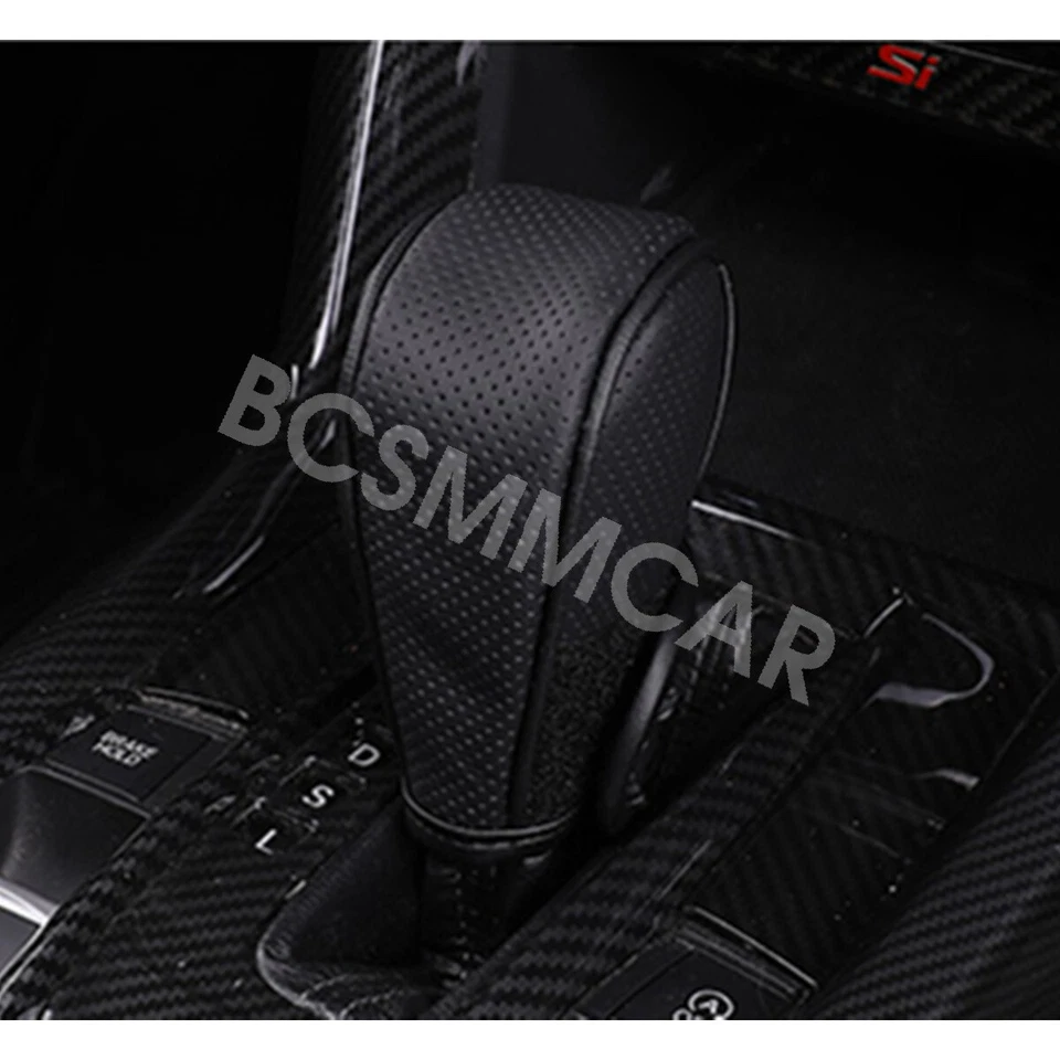 BUTTERFLY- Leather Car Manual Automatic Shift Knob Shifter Gear Protector Cover Accessories
