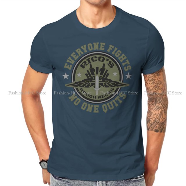 Starship Troopers 100% Cotton TShirts Mobile Infantry Ricos Roughnecks Distinctive Homme T Shirt Funny Size S-6XL Xinyi