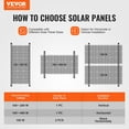 thumbnail image 2 of VEVOR Supports de Montage pour Panneau Solaire de 45 Pouces 0 - 90° Inclinaison Réglable 2 Ensembles, 2 of 9