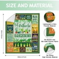 thumbnail image 5 of Gardening Gifts for Women, Plant Gifts, Gifts for Plant Lovers, Gifts for Gardeners Woman, Plant Gifts for Plant Lovers, Plant Lady Gifts, Garden Gifts for Mom Grandma, Gardening Gifts Blanket 50"x60", 5 of 6