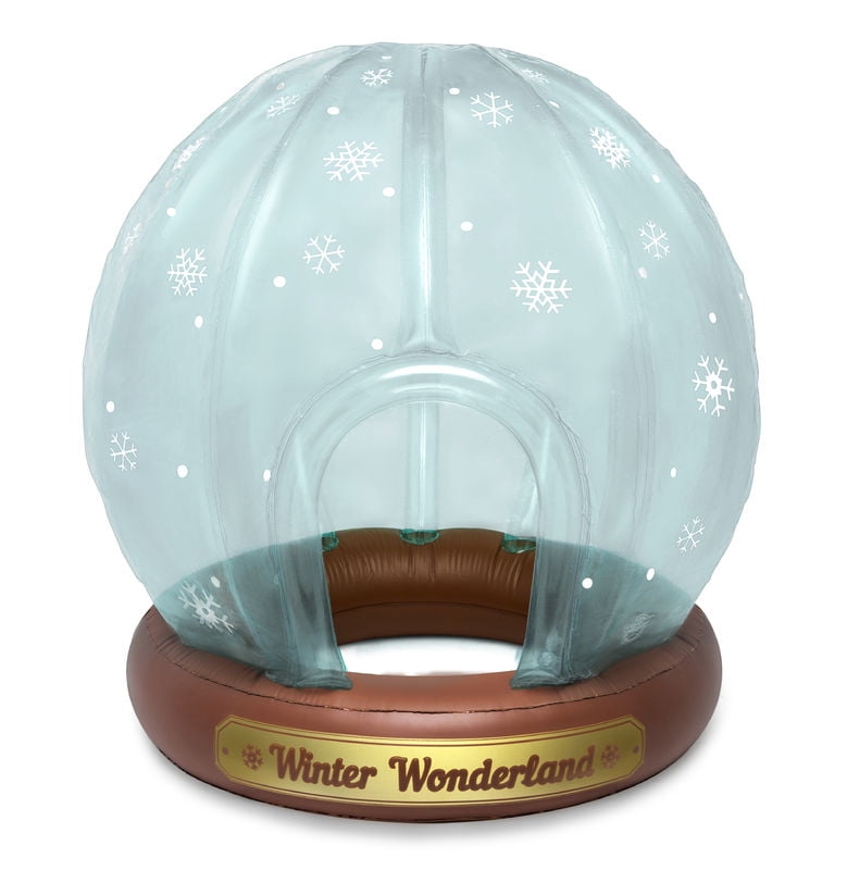 Bigmouth Inc Giant Inflatable Snow Globe Winter Fort Measures
