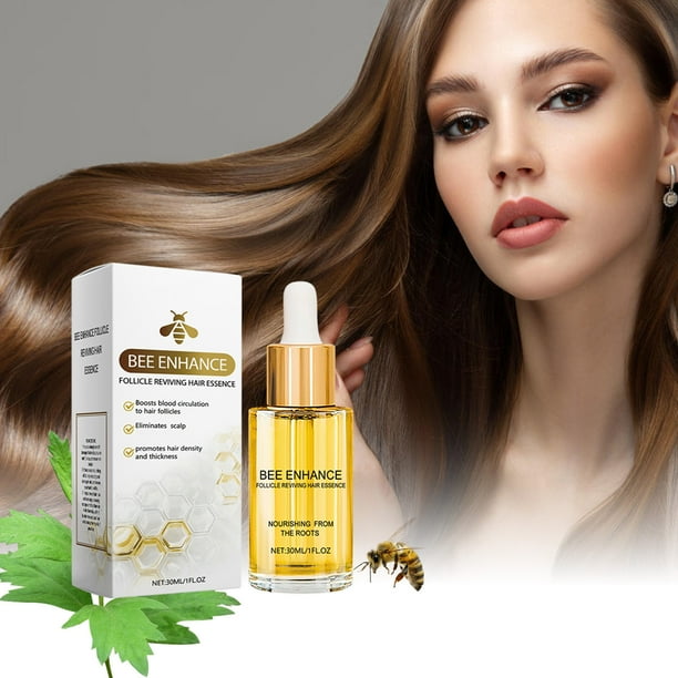 Esencia revitalizante para el cabello: Activa los folículos capilares para prevenir la caída del cabello, nutre la raíz y aporta brillo. 30 ml. Cuidado capilar.
