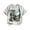 T10-Light Gray, variant on Ulitacool Tops For Boy Crewneck Cartoon Graphic Short Sleeve T Shirts Little Boys Retro Wear Navy