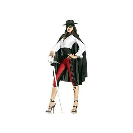 Be Wicked Sexy Bandit Costume BW1122 Black