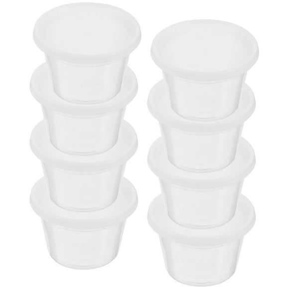 Brandonz 480ml Clear Plastic Food Storage Containers Meal Prep Takeaway Deli Cups