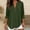 Army Green, variant on RKSTN Long Sleeve Shirts for Women Cotton Linen Blend Shirt Solid Color Buttons V Neck Breathable Versatile Beach Vacation Pullover Blouses with Pocket