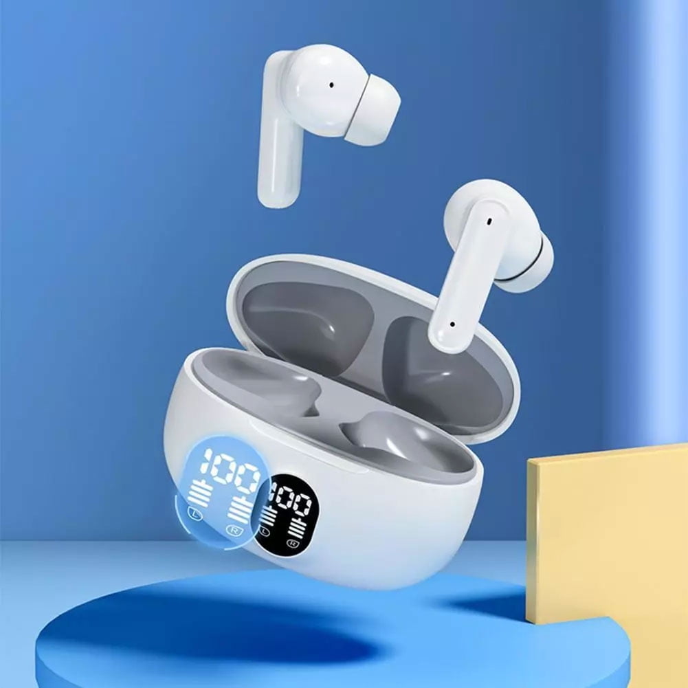 TWS Earphones Wireless for Motorola Razr Ultra (2025) - Earbuds Headphones True Stereo Headset Hands-free Mic Charging Case