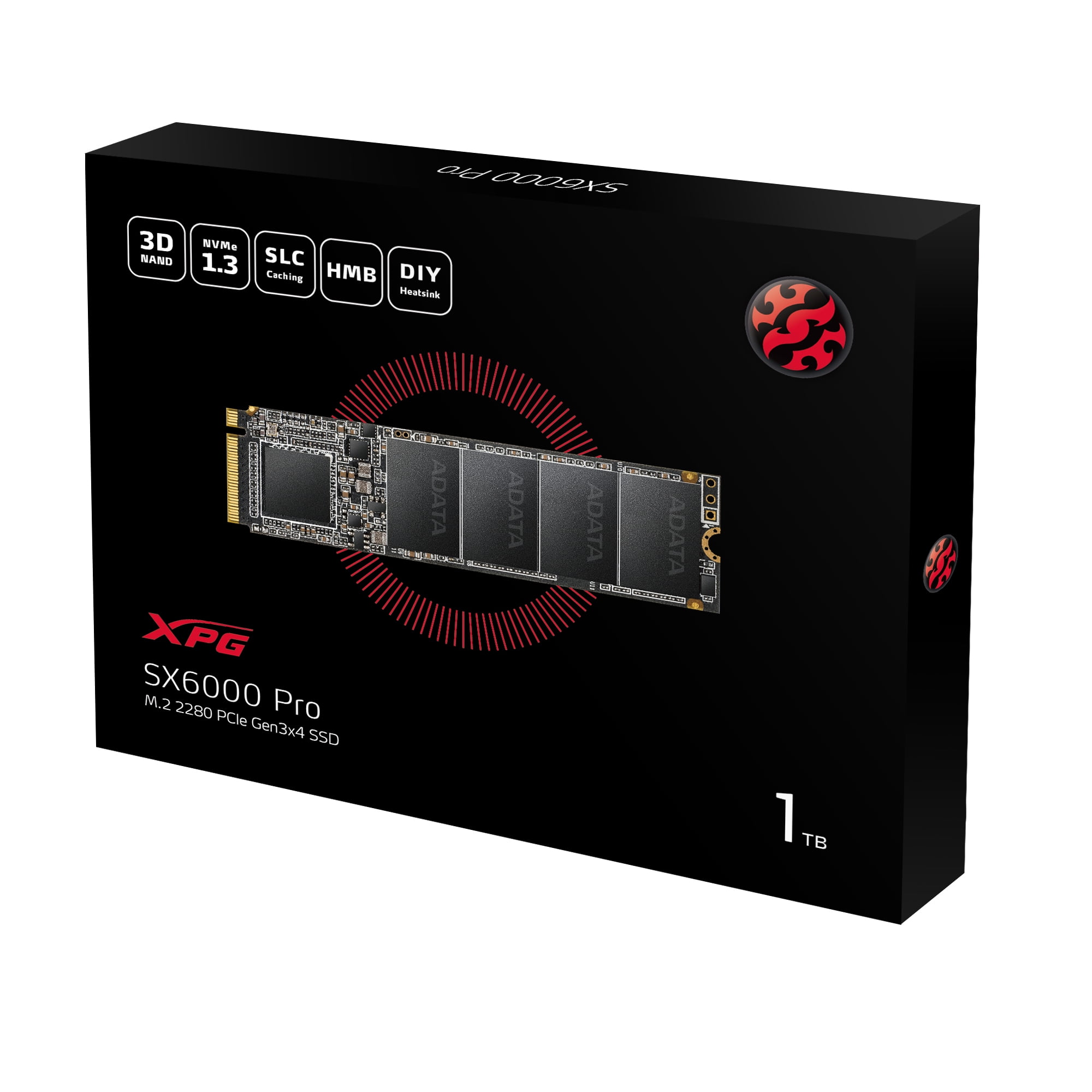 ADATA XPG SX6000 Pro - SSD - 1 TB - internal - M.2 2280 - PCIe 3.0