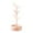 Pink, variant on Branch Jewelry Rack with Rotatable Base and Storage Box Tree Tower Rack Hanging Organizer for Ring Earrings Necklace Bracelet,Suitable for Living Rooms, Bathrooms, Offices