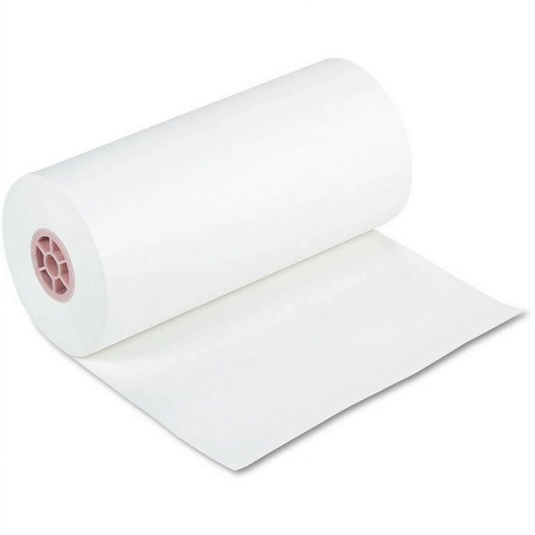 Pacon Lightweight Kraft Paper Roll, White, 24 In x 1000 Ft, 1 Roll
