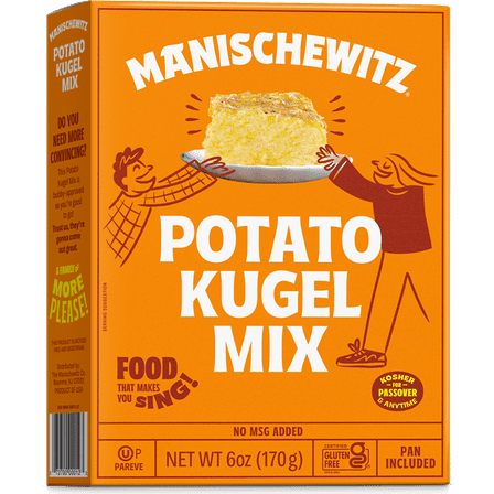 Pack of 6, Manischewitz Potato Kugel Mix, 6 oz