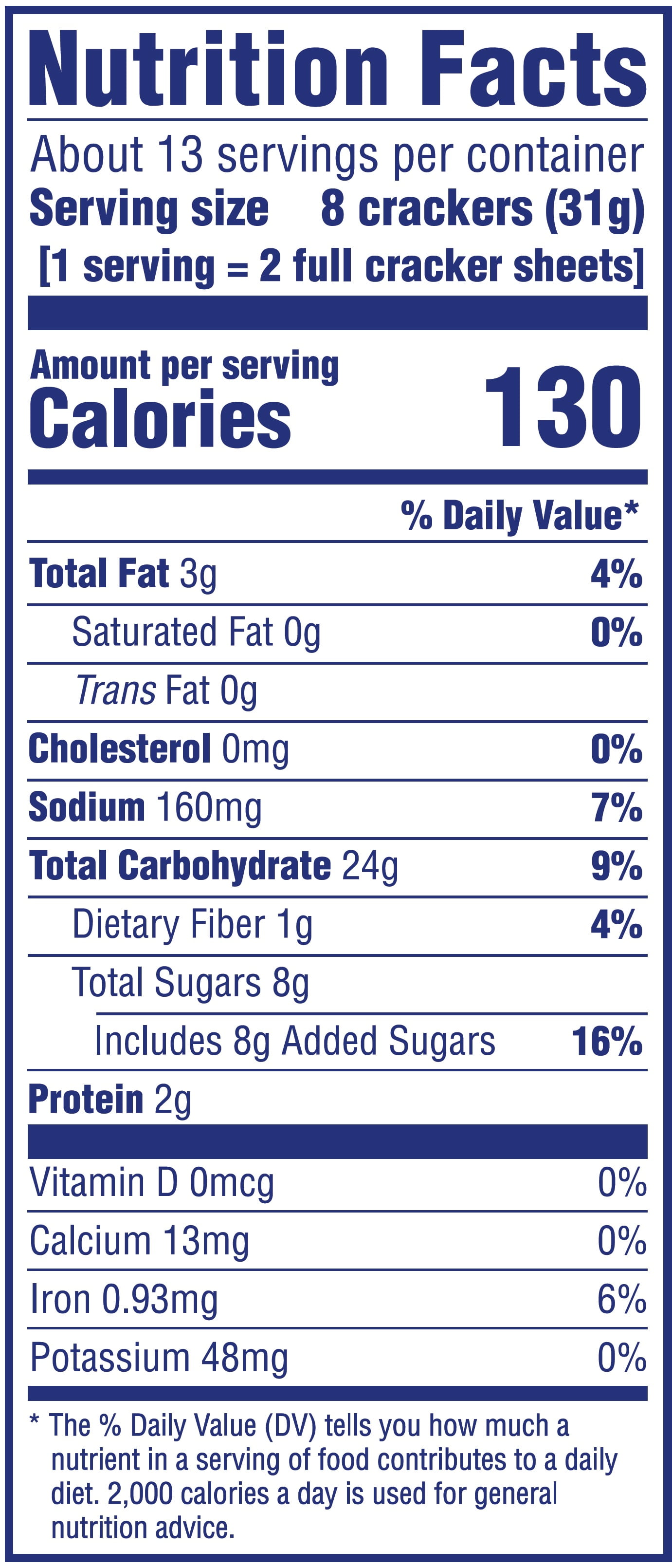 Honey Maid Graham Cracker Nutrition Information Nutrition Pics