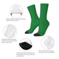 thumbnail image 3 of Yiaed Green St. Patrick’s day Print Great elasticity Crew Socks Sports socks for Men and Women, 3 of 6