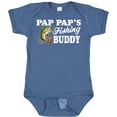 thumbnail image 3 of Inktastic Pap Pap's Fishing Buddy with White Text Boys Baby Bodysuit, 3 of 5