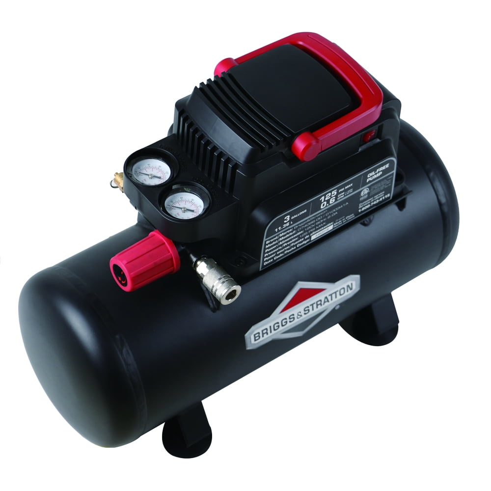 3 gallon briggs & stratton air compressor discount