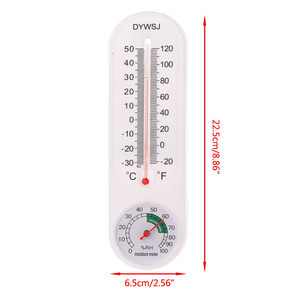 Aisoway Wall Hanging Thermometer Classic Temperature Monitor for Indoor Outdoor Home Garden Office